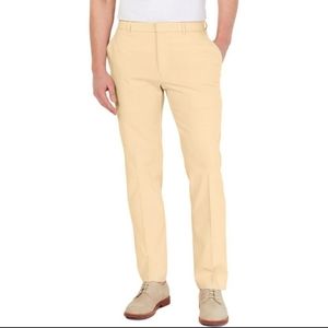 Tommy Hilfiger THFlex Yellow Twill Dress Pants